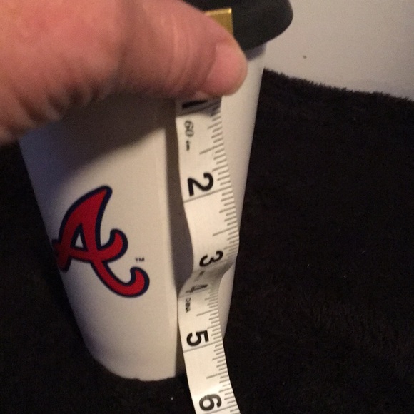 World Series 2021 Champion Atlanta Braves porcelain mug latte with silicone lid - Picture 3 of 5